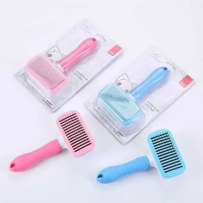 Brosse De Toilettage Chat Et Chien Anti-poils - Couleur Aléatoire - Image 1 of 4