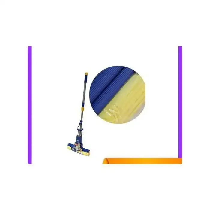 Serpillière De Nettoyage Des Sols Avec Manche Télescopique- Recharge Gratuit 33 Cm - Image 1 of 4