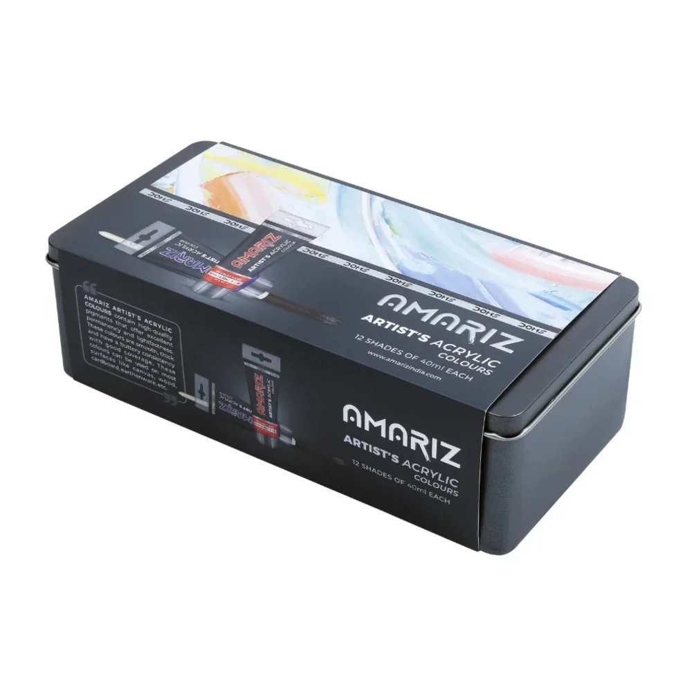 Amariz Artist Acrylic Colour - 12 Shades - Image 1 of 1
