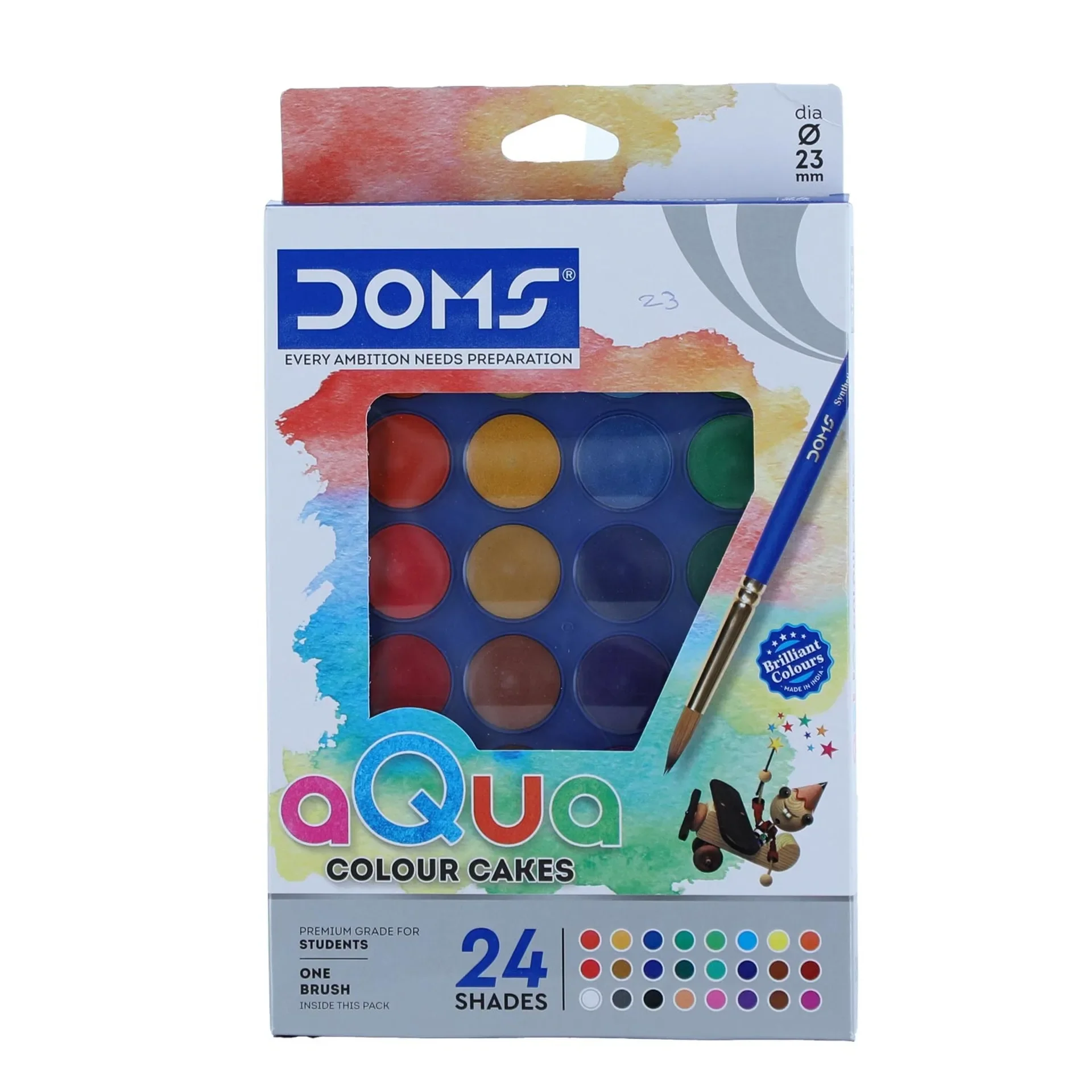 Water Colour Cakes 23mm 24 Couleur - Image 1 of 1
