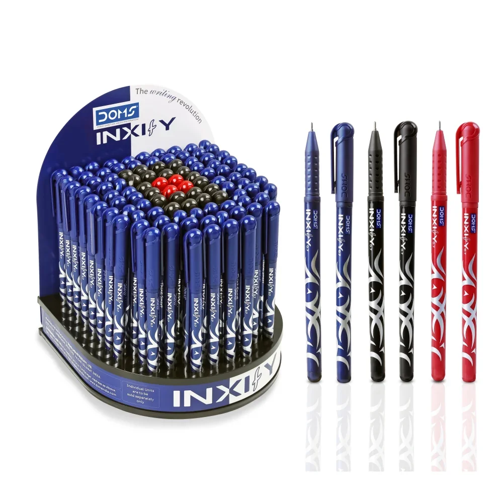 Inxify Stylo - 100pcs Display (80 Bleu + 16 Noir + 04 Rouge) - Ref80115 - Image 1 of 1