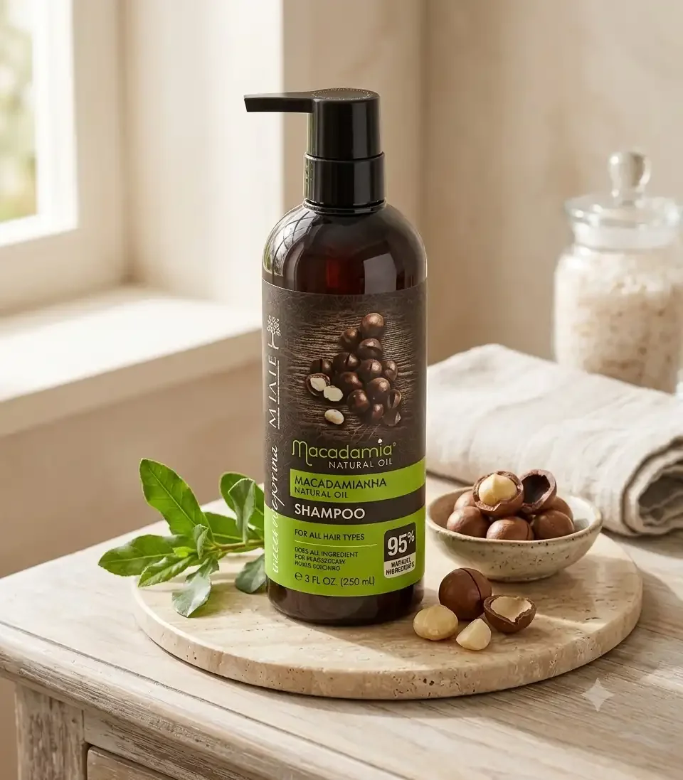 Shampooing Professionnel Mige Macadamia Natural Oil Hydratation & Réparation 0 Formol Tous Types De - Image 1 of 1