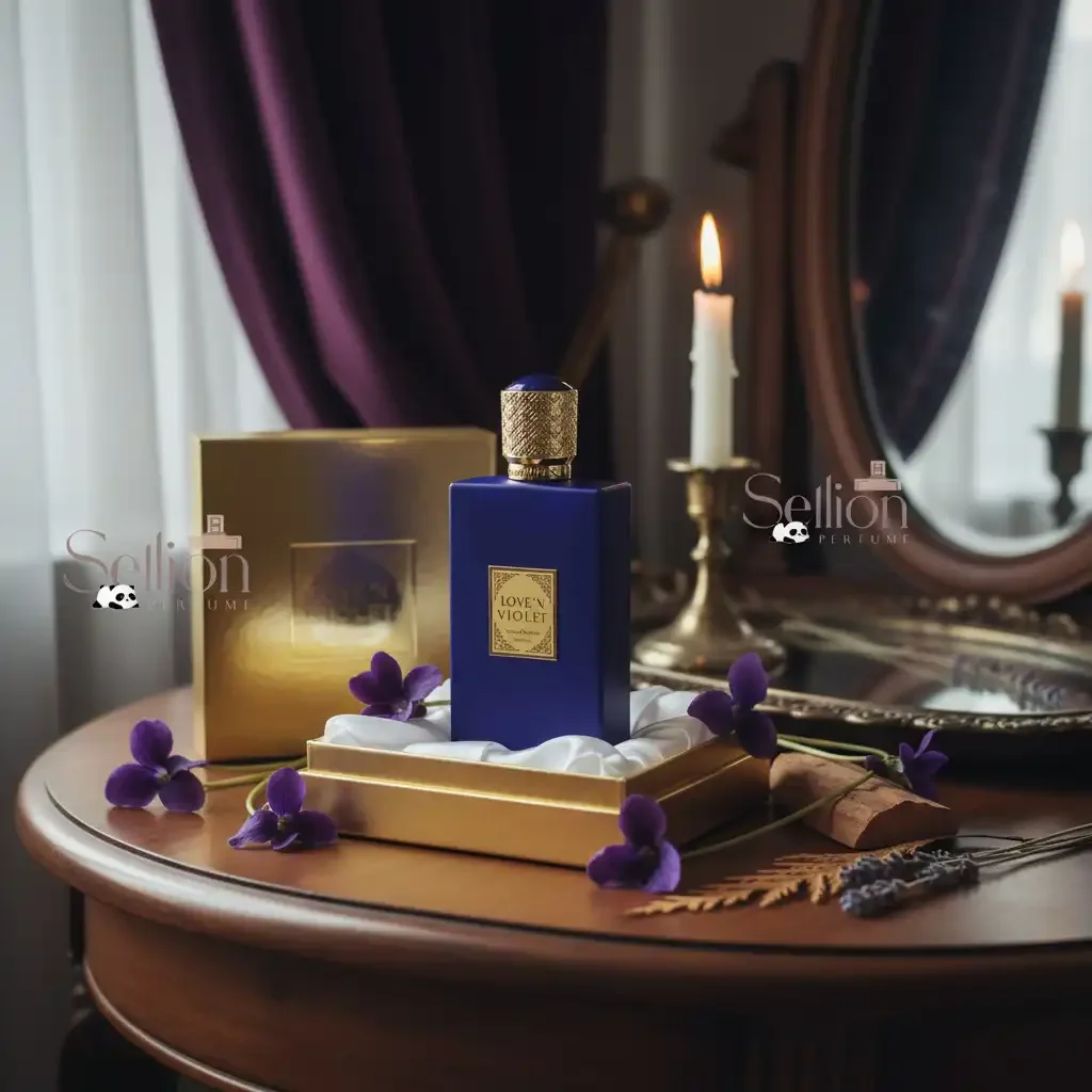 Parfum Intense Love Violet Blue   Floral   Boisé   Sophistiqué - Image 1 of 4
