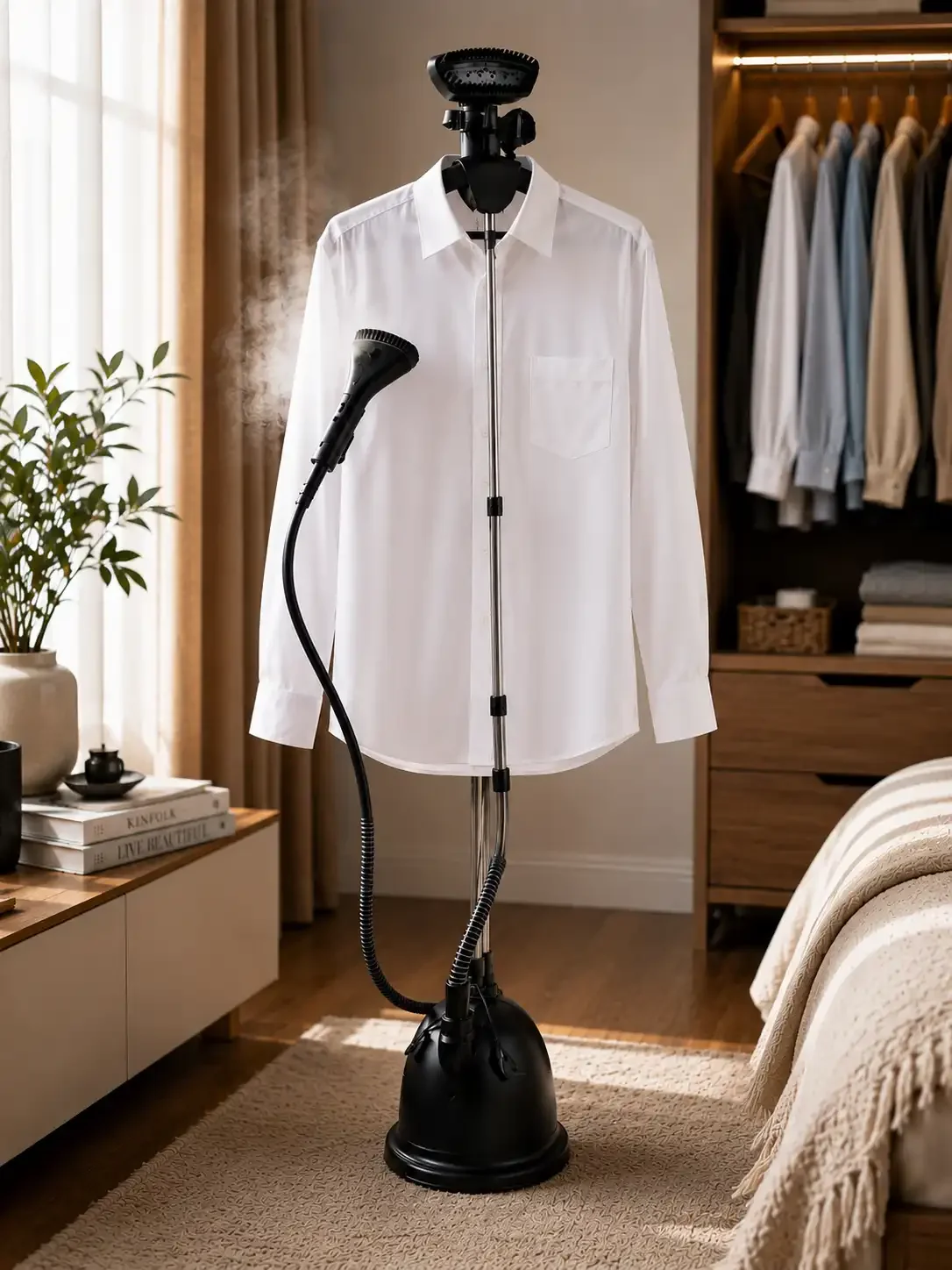 Défroisseur Horizontal Avec Cintre – 1750 W – Réservoir 1,8 L - Image 1 of 3