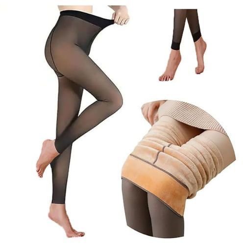 Collant Thermique Effet Transparent - Anti-froid & Confort - Image 1 of 1