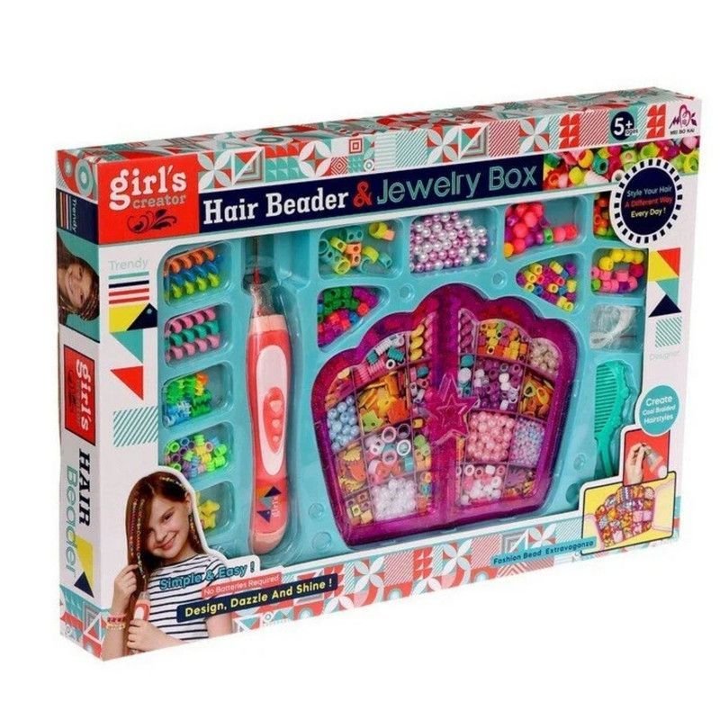 Kit Hair Beader & Boite A Bijoux Un Coffret Complet Pour Créer Des Coiffures - Image 1 of 1