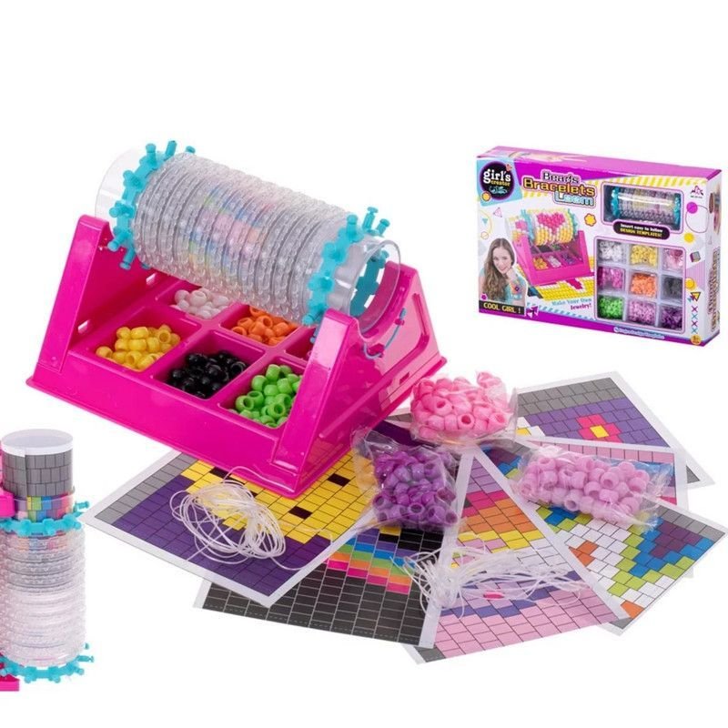 Kit De Creation De Bracelets En Perles Il Contient Un Tambour Rotatif - Image 1 of 1