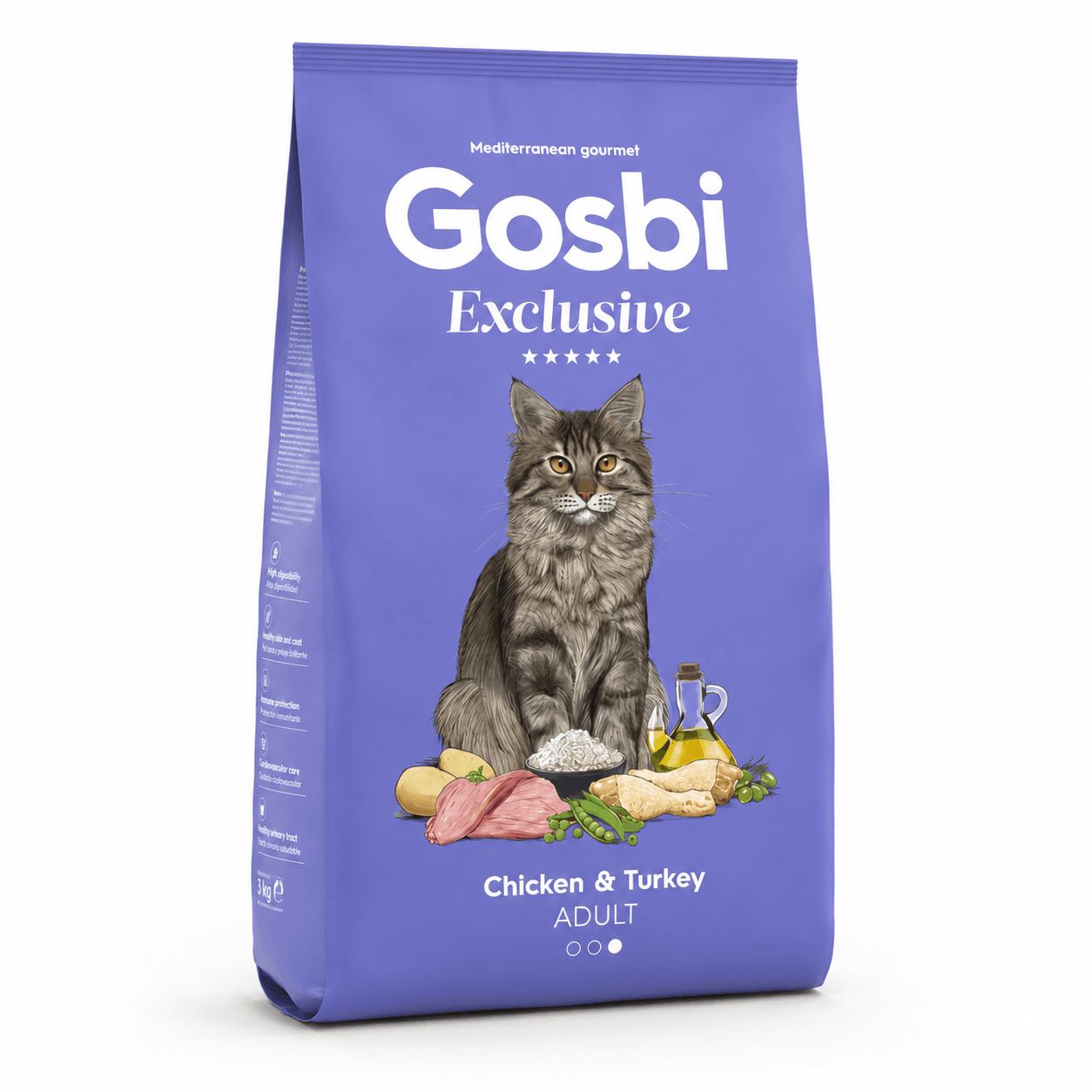 Croquettes Exclusive Poulet Et Dinde Pour Chat Adulte - Image 1 of 1