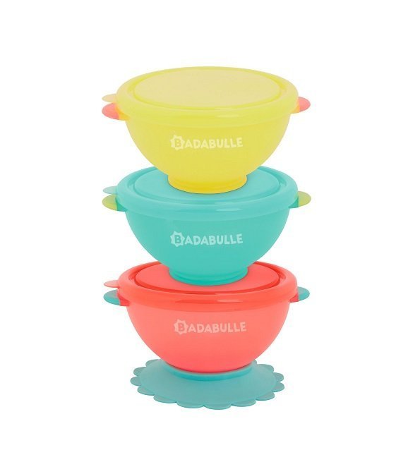 Funcolors Bowls- Set Of X3 And Lids Ref B005104 - Image 1 of 1