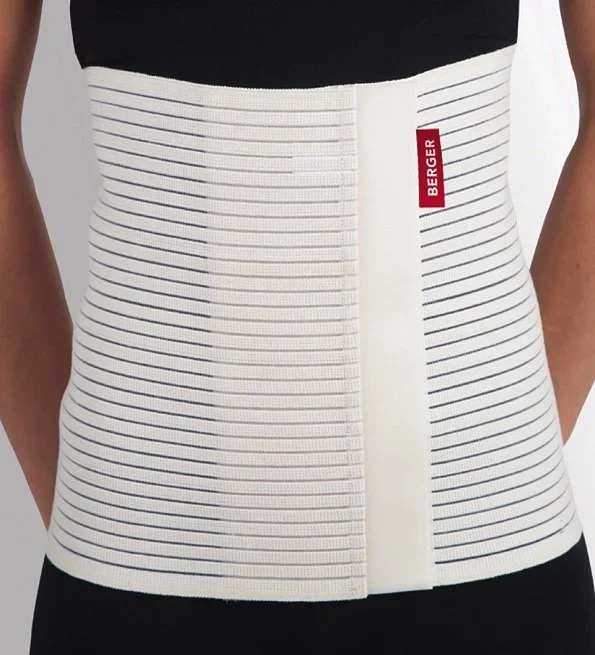 Ceinture Abdominal Noir Avec Attelle Standard - Bg-402 - Image 1 of 1