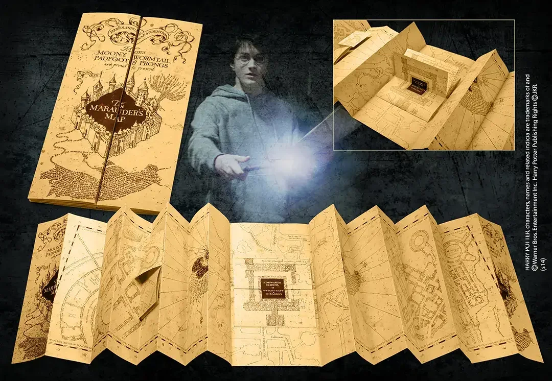Réplique Harry Potter Carte Du Maraudeur - Image 1 of 2