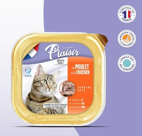 Barquette Pâté Au Poulet Pour Chat Stérilisé - Image 1 of 1