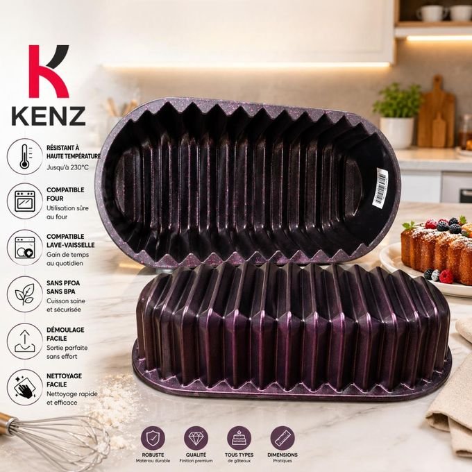 Moule À Cake Antiadhésif Sans Pfoa & Bpa Compatible Four Et Lave-vaisselle - Image 1 of 1