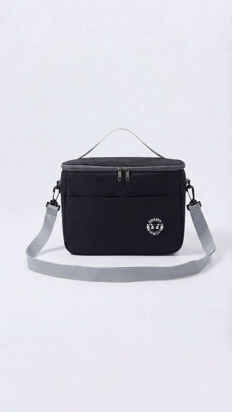 Sac Isotherme Repas Lunch Bag – Compact – Bureau, École Et Loisirs – Couleurs Aléatoires - Image 1 of 3