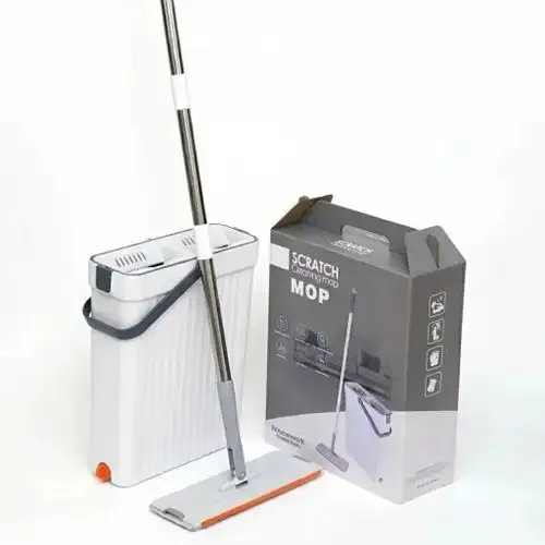 Balai-serpillère Intelligent Avec Seau Essoreur Et 2 Têtes De Rechange - Image 1 of 3