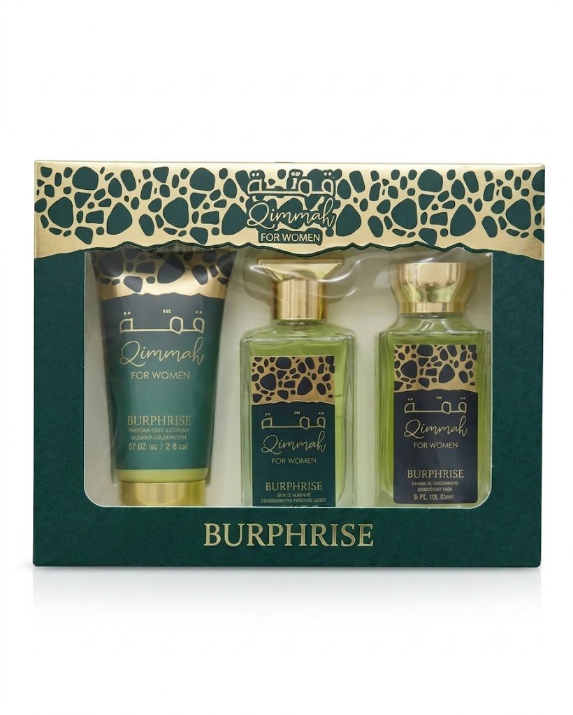 Coffret Parfum Qimmah – Eau De Parfum, Crème Corps & Savon Liquide - Image 1 of 4