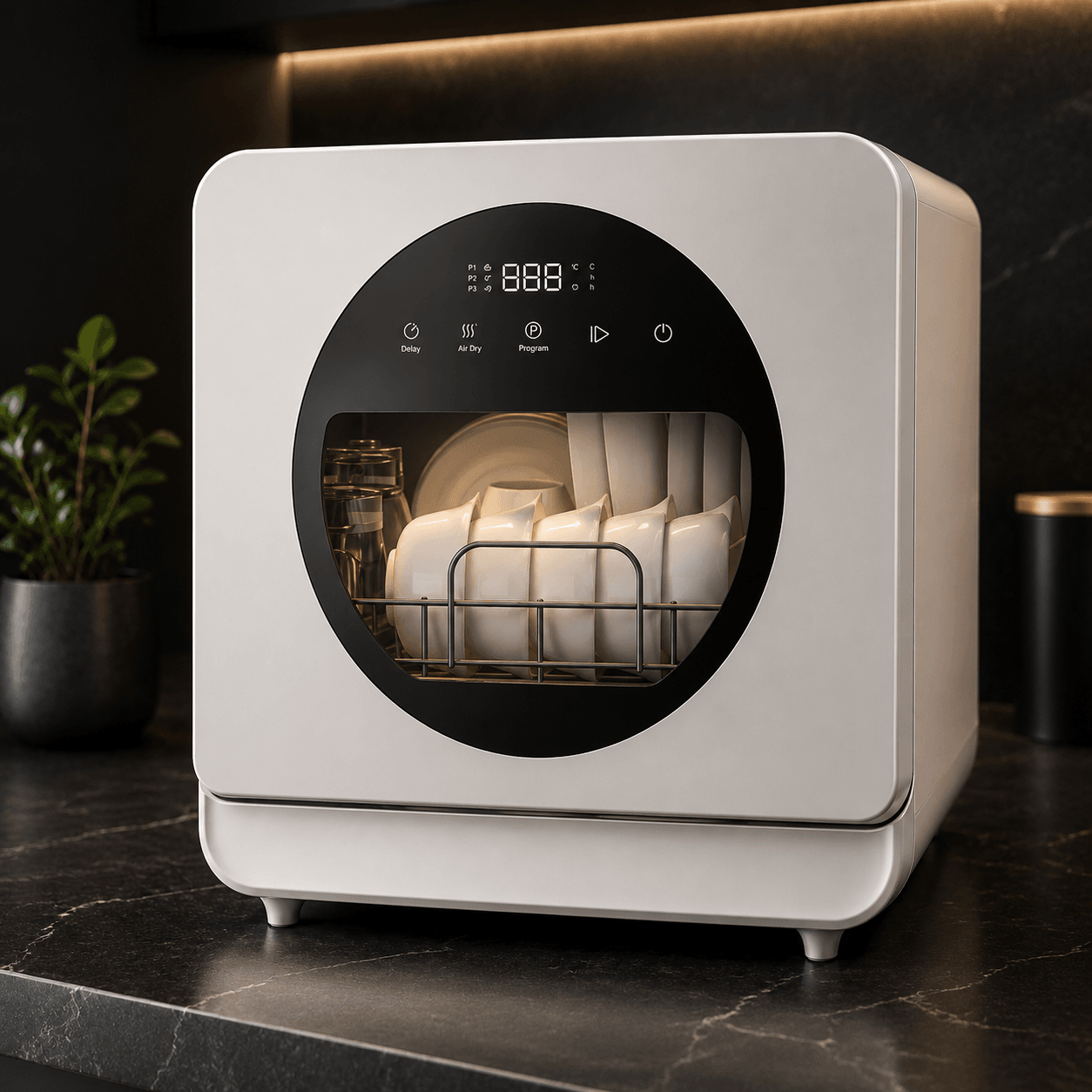 Lave-vaisselle I-wash Avec Écran Tactile – Design Moderne Et Compact - Image 1 of 1