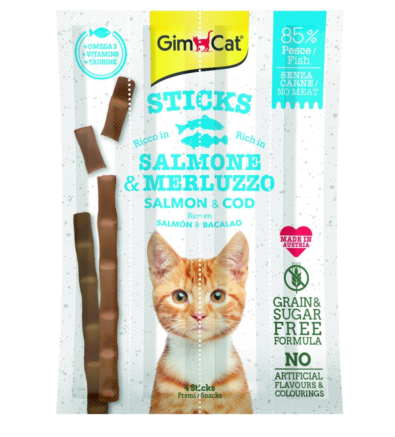Gimcat Sticks Salmon ; Cod 4 Pcs. - Image 1 of 1
