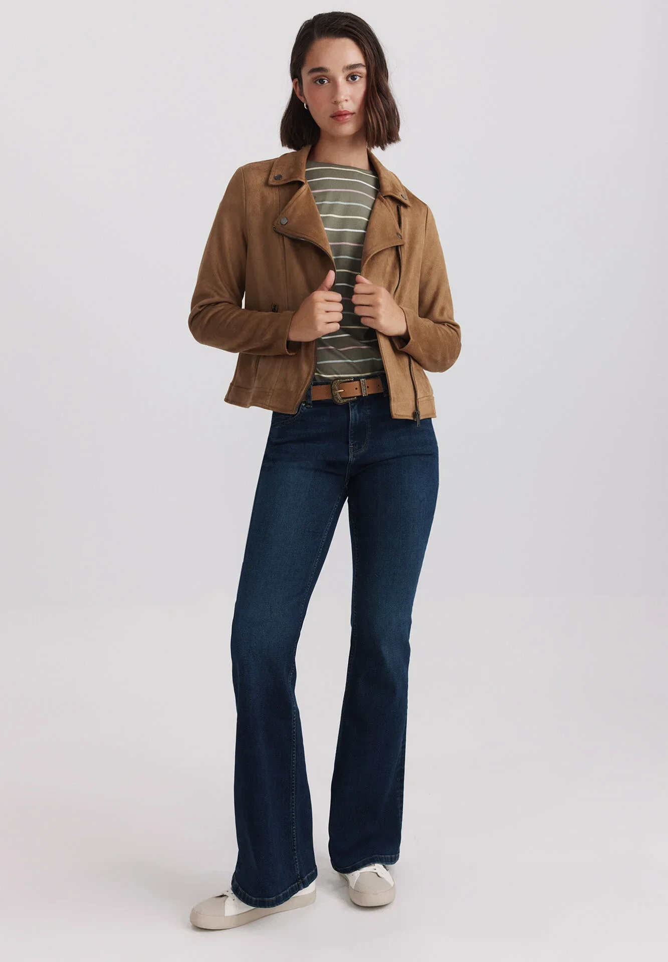 La Veste Biker Veloutée - Image 1 of 4
