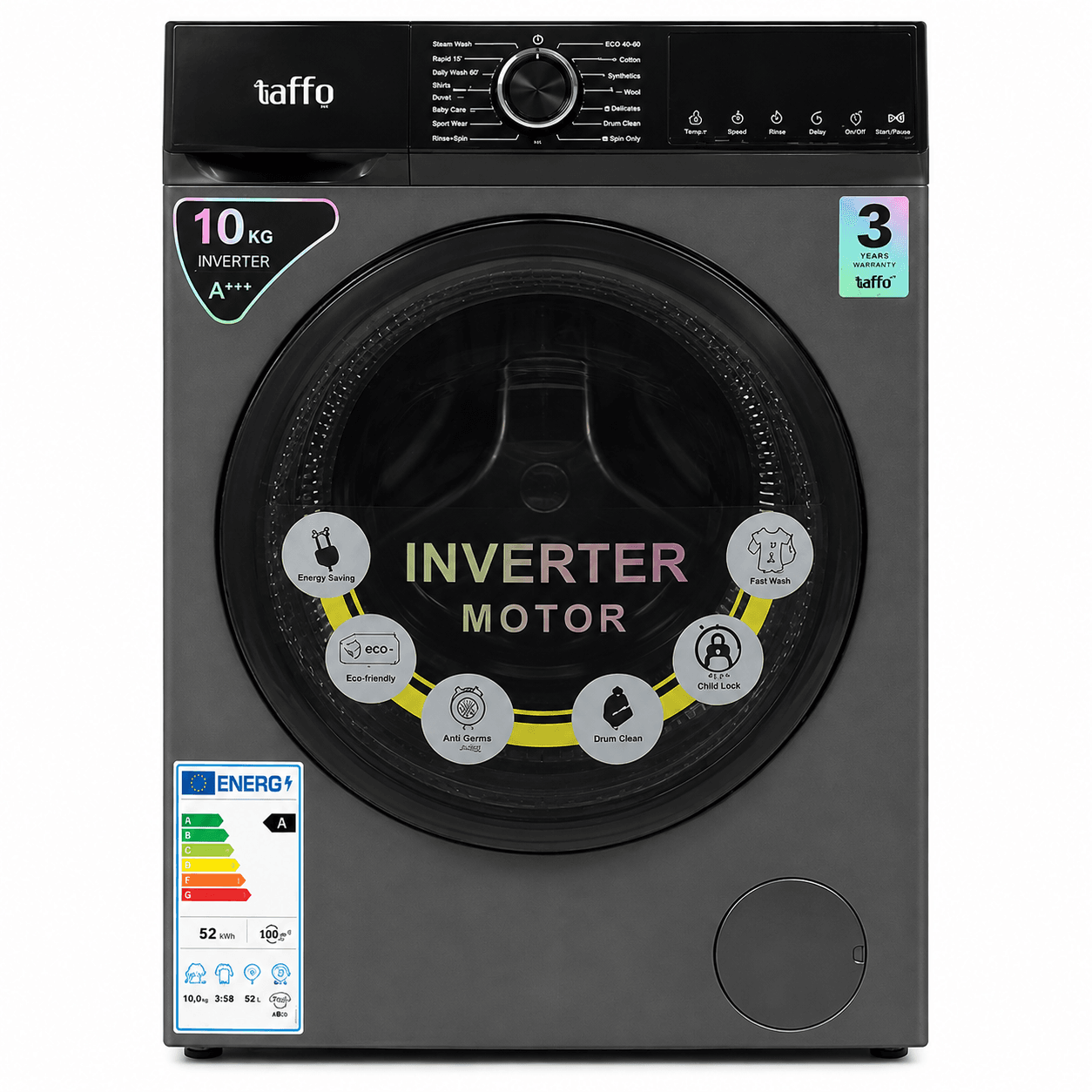 Machine À Laver Automatique Avec Moteur Inverter - Image 1 of 1