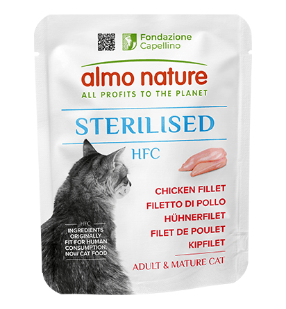 Almo Nature Hfc Sterilised Filet De Poulet 50g Pour Chat Stérilisé Adulte - Image 1 of 1