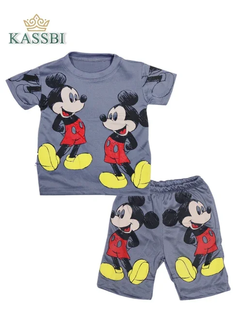 Tee-shirt + Short Bébé En Maille Piquée - Image 1 of 1