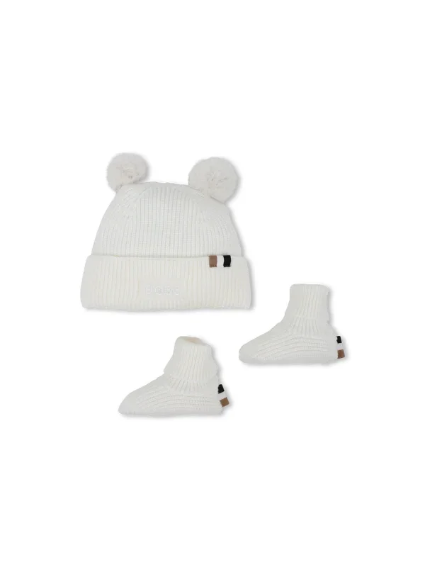 Ensemble Bonnet Et Chaussons - Image 1 of 4