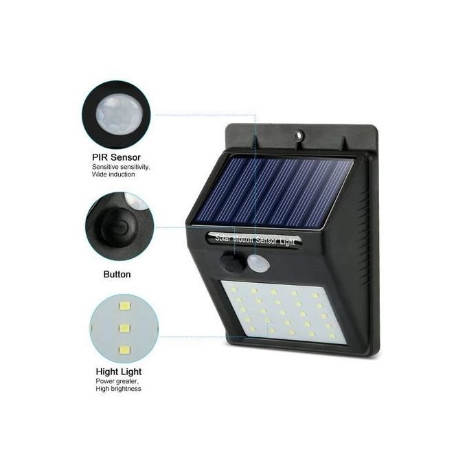 Solar Light Led En Plein Air Étanche Rue Économie D'énergie De Jardin  - Image 1 of 3