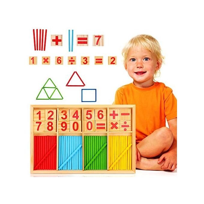Le Vieil Arbre 26pcs Numéro D'enseignement Numérique Bâton Jouet En Bois Enfant - Image 1 of 1