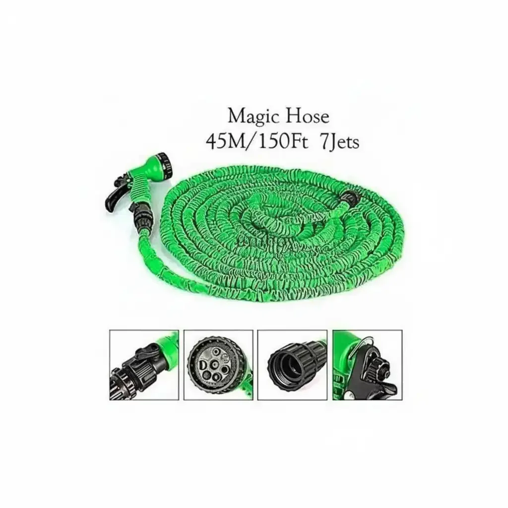 Tuyau D’arrosage Extensible – Magic Hose Flexible Et Résistant Arrosage Facile Pour Jardin - Image 1 of 3
