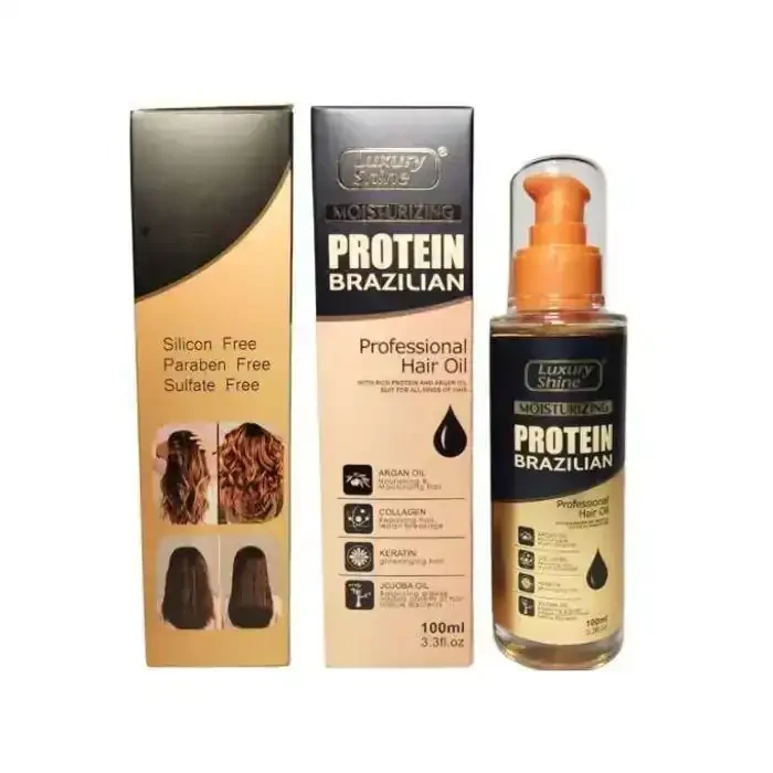 Sérum Capillaire Protéiné Brésilien À La Kératine Et Huile D'argan - Image 1 of 2