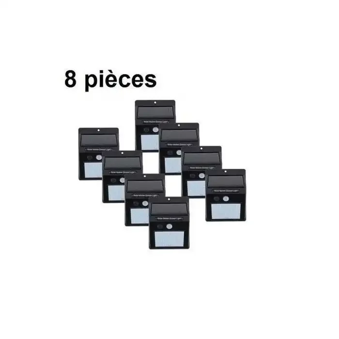 Solar Light Pack X8 Lampes Solaire 20 Led Rechargeable 8 L 20 L - Image 1 of 4