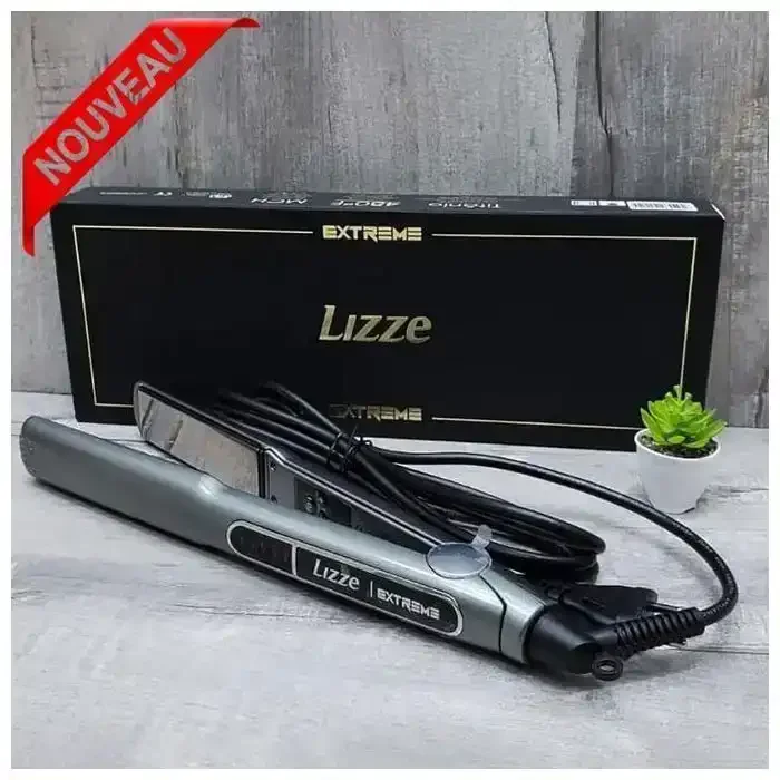 Lisseur Cheveux Professionnel 450 F Avec Plaques En Titane Lizze Extreme - Image 1 of 2