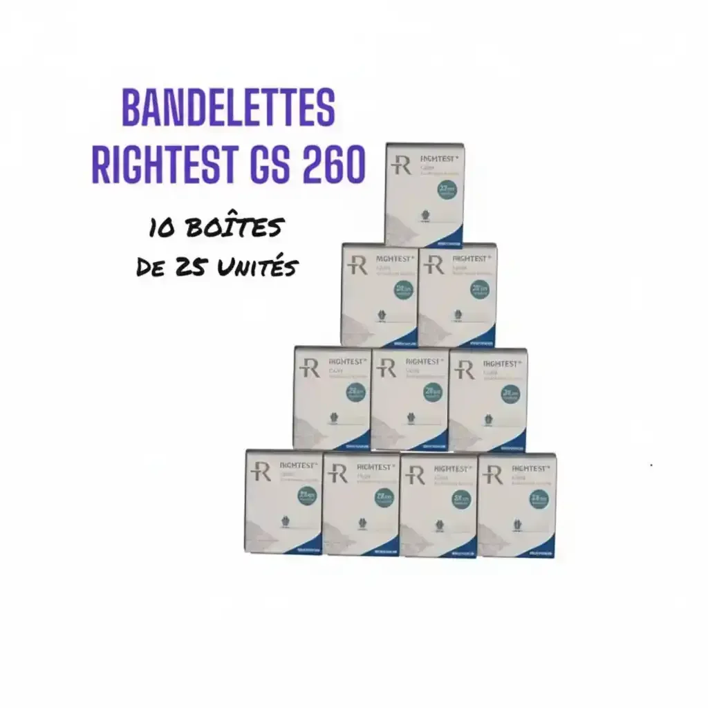 Pack 10 Boites De 25 Bandelettes Rightest Gs260 ( 250 Bandelettes ) - Image 1 of 3