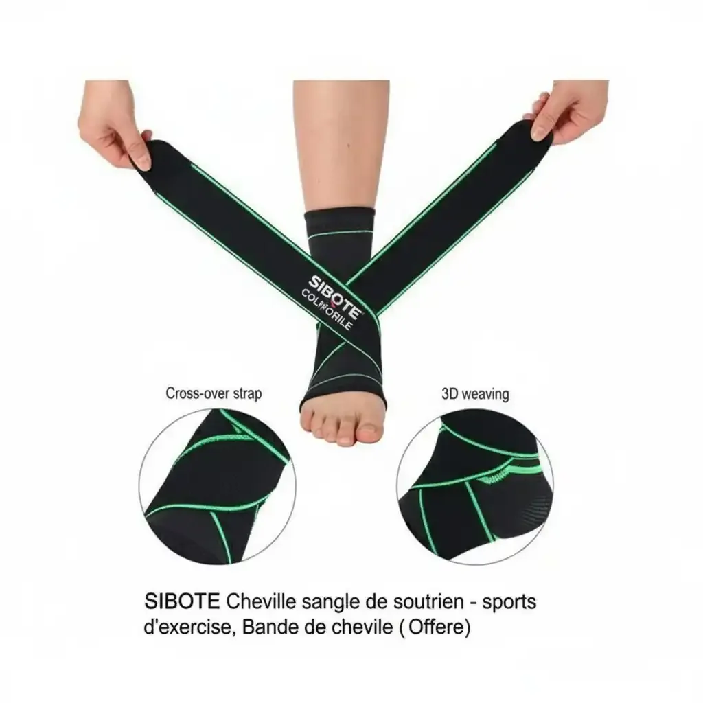 Cheville Sangle De Soutien - Sports D'exercice, Bande De Cheville - Image 1 of 4