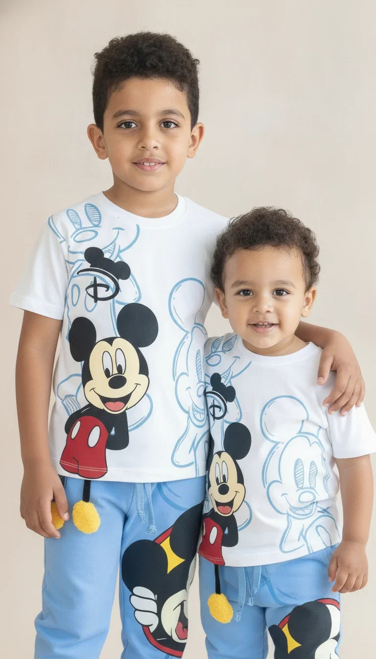 طقم Mickey والفأر السعيد بسحر الخطوط الزرقاء 3d - Image 1 of 4