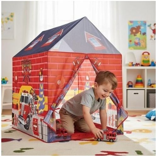 Tente Maison Pour Enfants 95×82×62 Cm – Cabane De Jeu Intérieur / Extérieur - Image 1 of 4