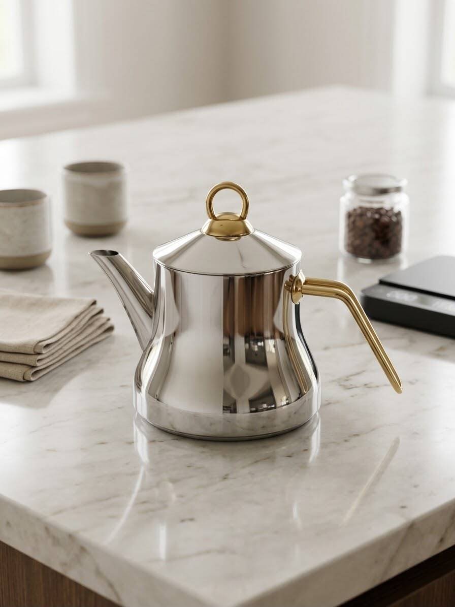 Théière - Cafetière En Inox  - Image 1 of 3