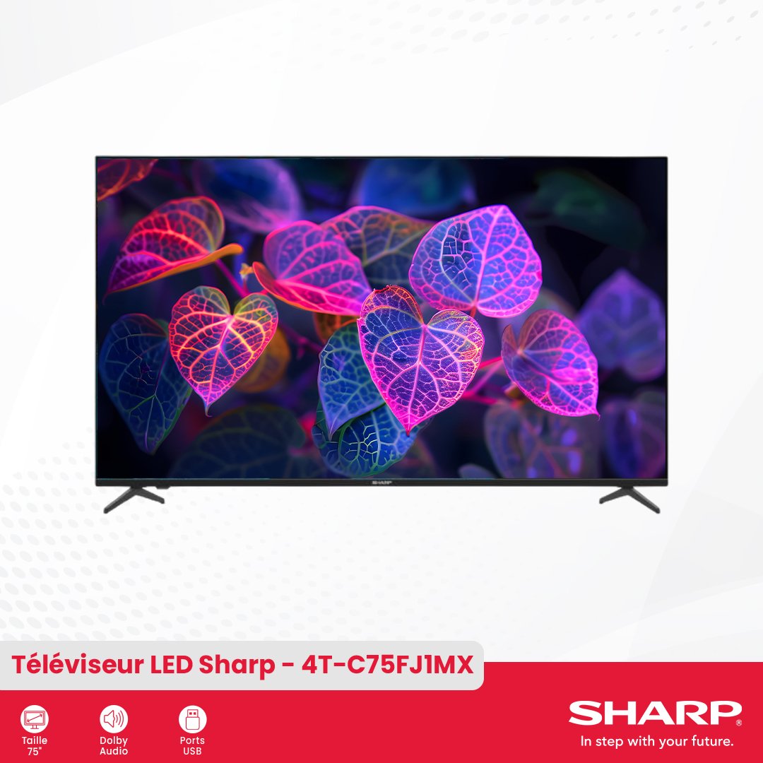 Téléviseur 4k Uhd 4t-c75fj1mx - Image 1 of 4