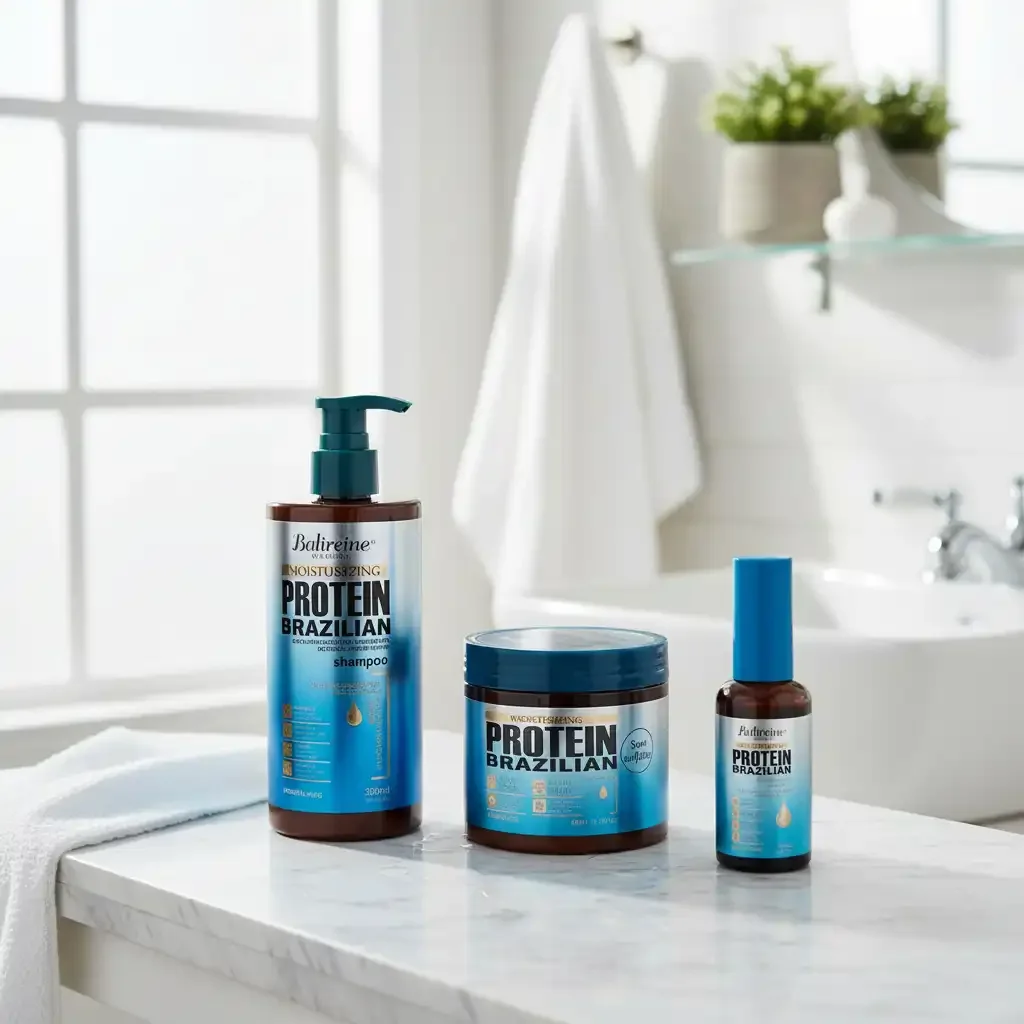 Pack Cheveux : Shampoing + Masque  + Sérum -  Sans Sulfate, Protein Brazilian - Image 1 of 2
