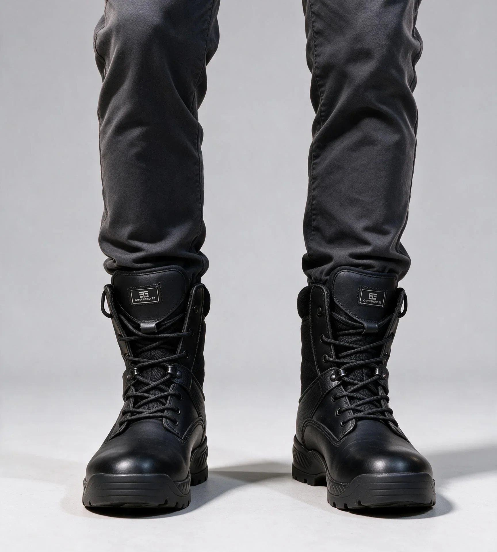 Bottines Tactiques Commando Boots 9 Noires - Image 1 of 2