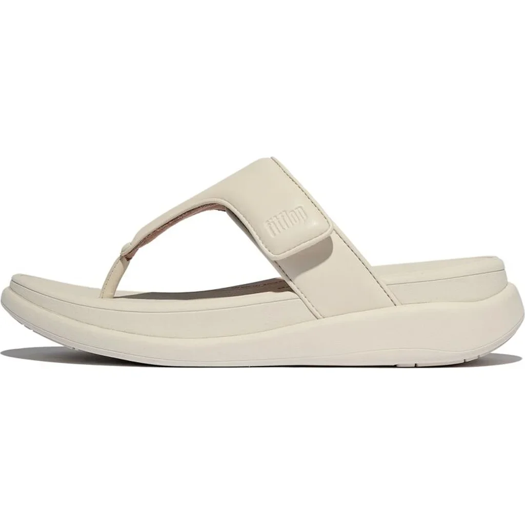 Adjustable Flatform Toe-post Polyester, Natural Leather Paris Beige - Image 1 of 4
