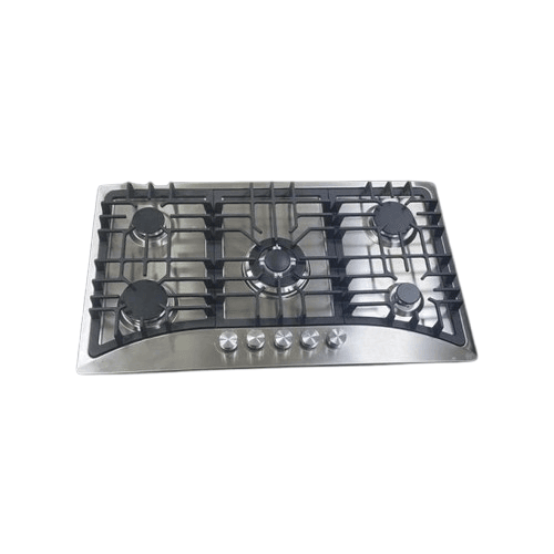Plaque De Cuisson À Gaz Encastrable Inox 5 Feux 90cm - Allumage Électrique - Image 1 of 1