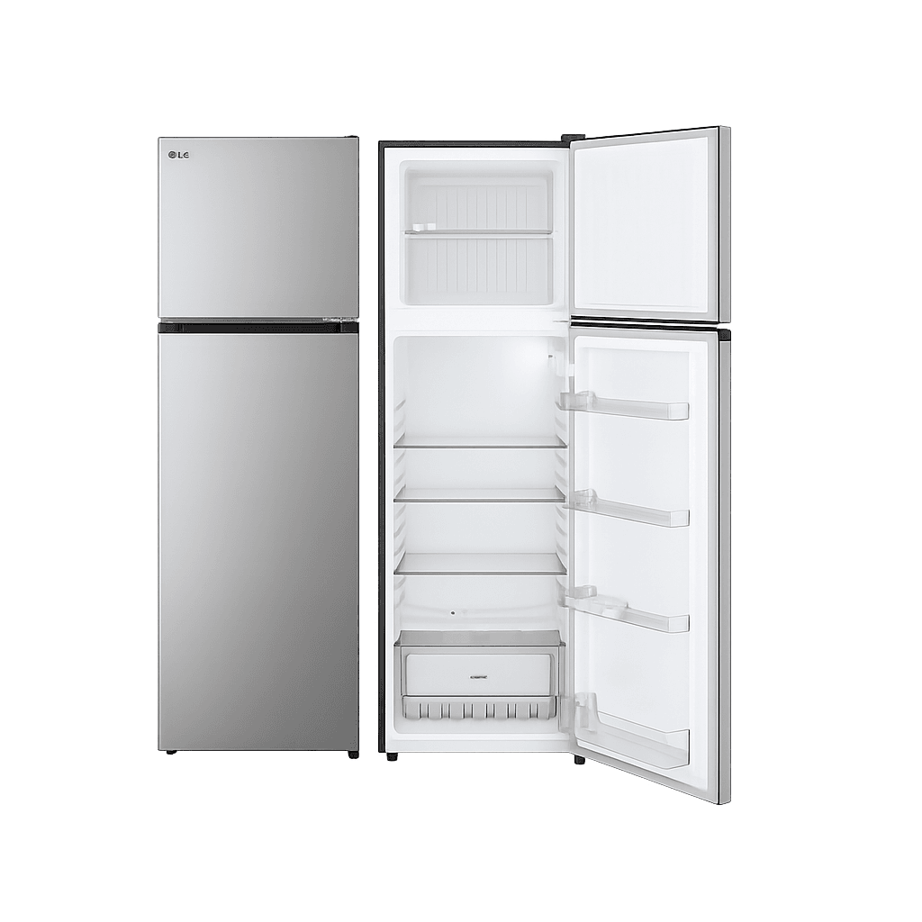 Refregirateur Lg 2 Portes Statique 275l Net Inox - Image 1 of 1