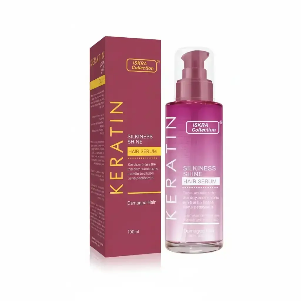 Sérum Capillaire À L’huile De Kératine – Anti-frisottis, Lissant, Sans Parabène - Image 1 of 3