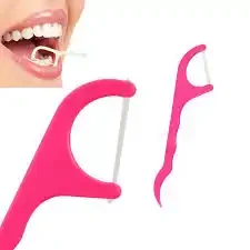 Cure-dents Avec Fil Dentaire - Goût Fraise - Image 1 of 2