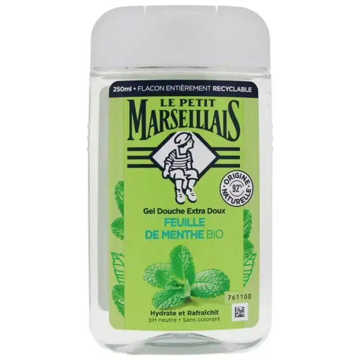 Gel Douche - Feuille De Menthe - Sans Parabène - Mixte - Image 1 of 4