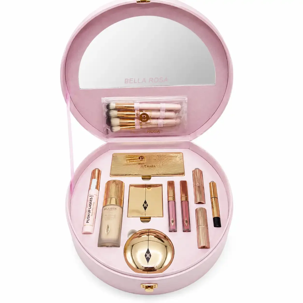 Coffret Maquillage Luxury Beauty Set – Kit Complet Visage, Lèvres & Yeux Avec Accessoires - Image 1 of 3