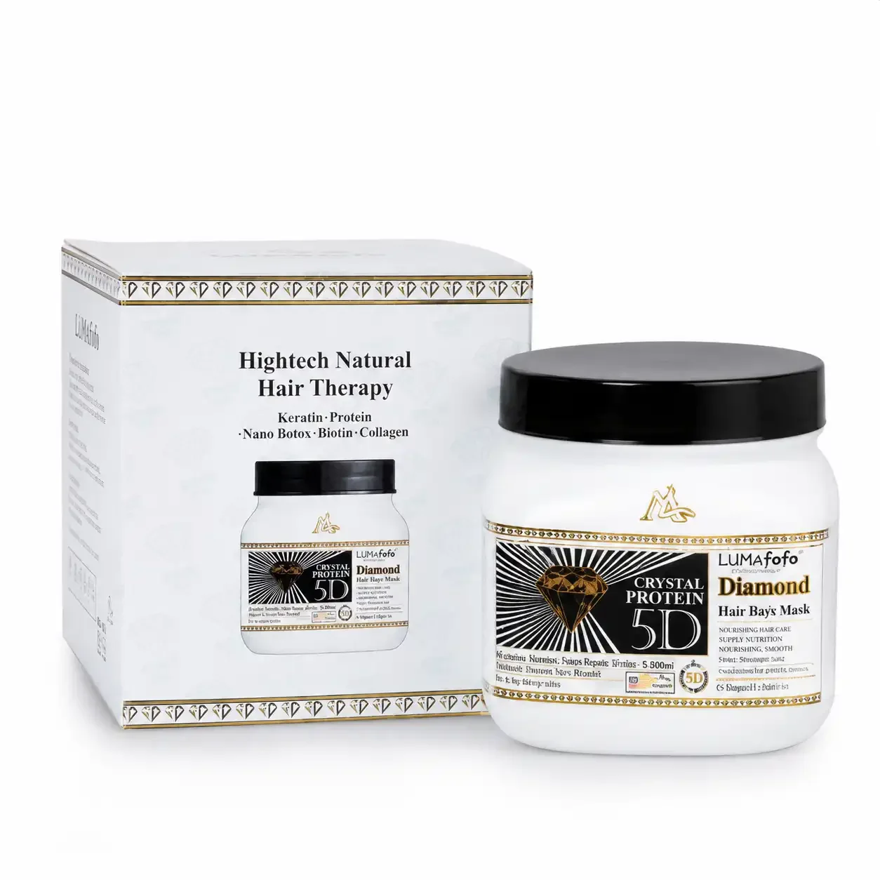 Diamond Haïr Mask 5d – Masque Nourrissant Pour Cheveux Secs Et Abîmés - Image 1 of 3