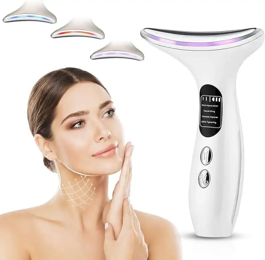 Appareil De Massage Cou & Visage Ye-51 – Led, Ems, Vibrations, Rechargeable - Image 1 of 4